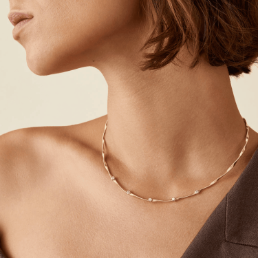 Collar Marrakech de oro amarillo  con diamantes talla brillante Marco Bicego