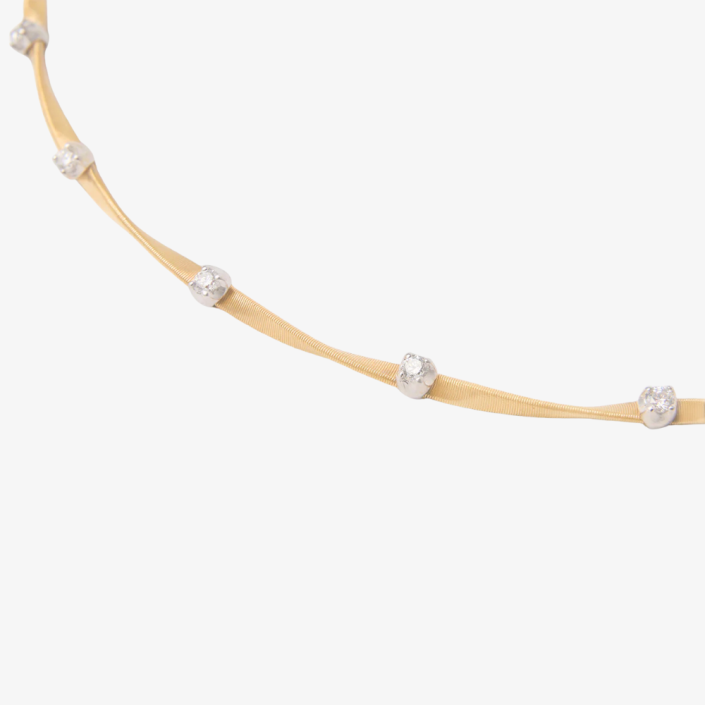 Collar Marrakech d’or groc amb diamants talla brillant Marco Bicego