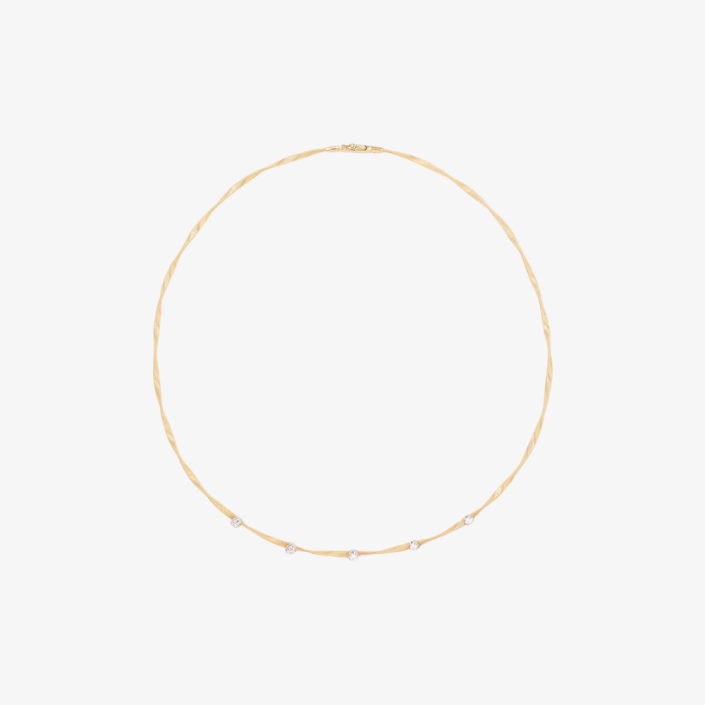 Collar Marrakech d’or groc amb diamants talla brillant Marco Bicego
