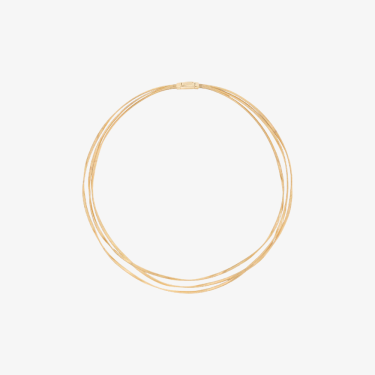 Collaret Marrakech de tres fils en or groc 18kt Marco Bicego