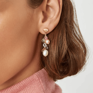 Boucles d’oreilles Paradise avec pierres multicolores Marco Bicego