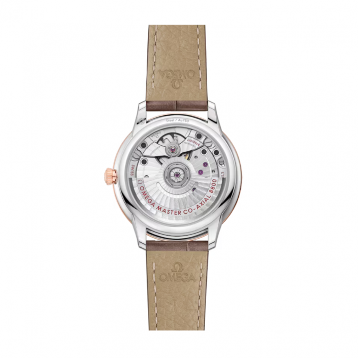 OMEGA De Ville Prestige - 34mm Watch in Stainless Steel and 18qt Sedna™ Gold 43423342055001