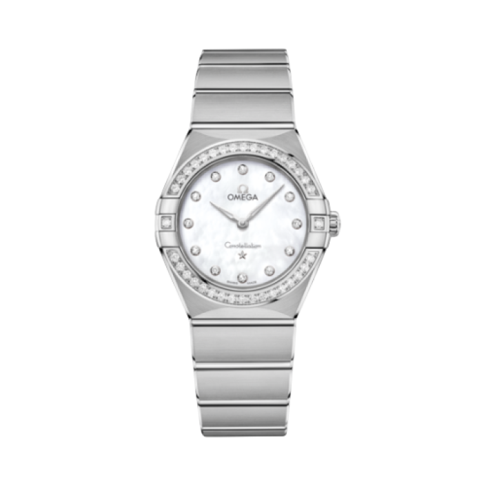 OMEGA Constellation 28mm Steel Diamond Watch