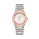 Omega Constellation 29 mm reloj automático de acero y oro Sedna con diamantes