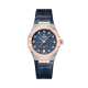 Omega Constellation 29mm Steel Sedna Gold Blue Aventurine Watch
