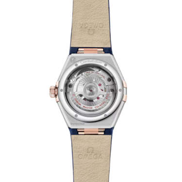 Omega Constellation 29mm Steel Sedna Gold Blue Aventurine Watch