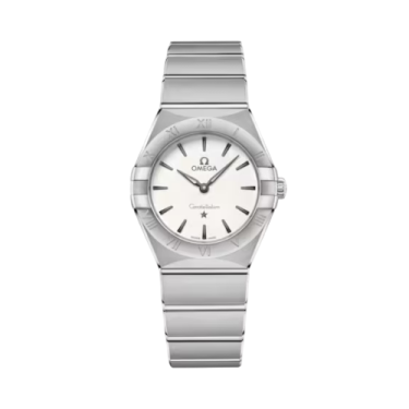 OMEGA Constellation 28 mm Quartz Watch with Silver Dial