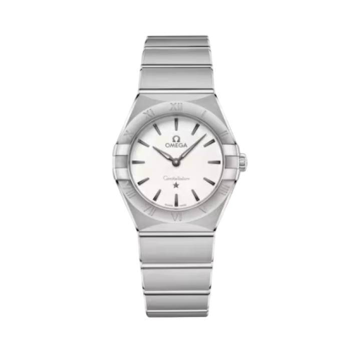 OMEGA Constellation 28 mm Quartz Watch with Silver Dial