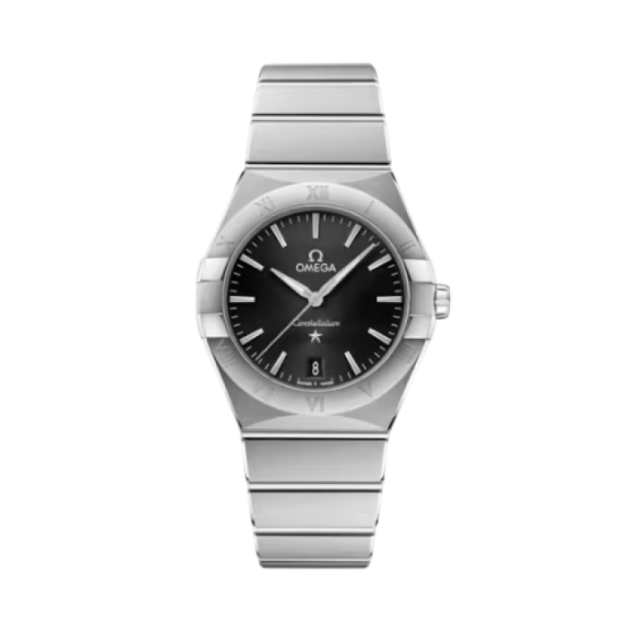 OMEGA Constellation 36 mm Quartz Watch with Black Dial