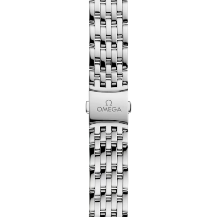 OMEGA De Ville Prestige 30 mm Quartz Watch with Silver Pink Dial
