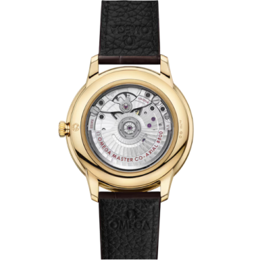 Omega De Ville Prestige 40mm Yellow Gold Leather Watch