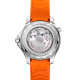 Omega Seamaster Diver 300M 42 mm Automático con Esfera Negra y Correa de Caucho Naranja