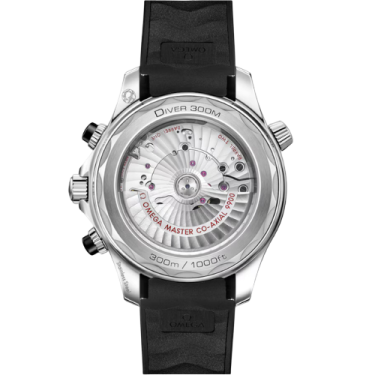 Omega Seamaster Diver 300M Chronograph 44 mm Automàtic amb Esfera Negra i Corretja de Cautxú