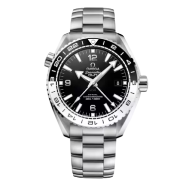Omega Seamaster Planet Ocean 600M GMT 43,5 mm Automatique avec Cadran Noir en Céramique et Bracelet Acier