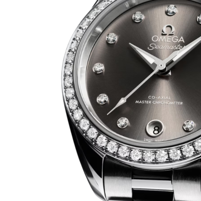OMEGA Seamaster Aqua Terra 150M Diamond Steel Watch 30mm