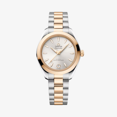 Reloj Seamaster Aqua Tierra 150M acero y oro Moonshine™ 30mm Omega