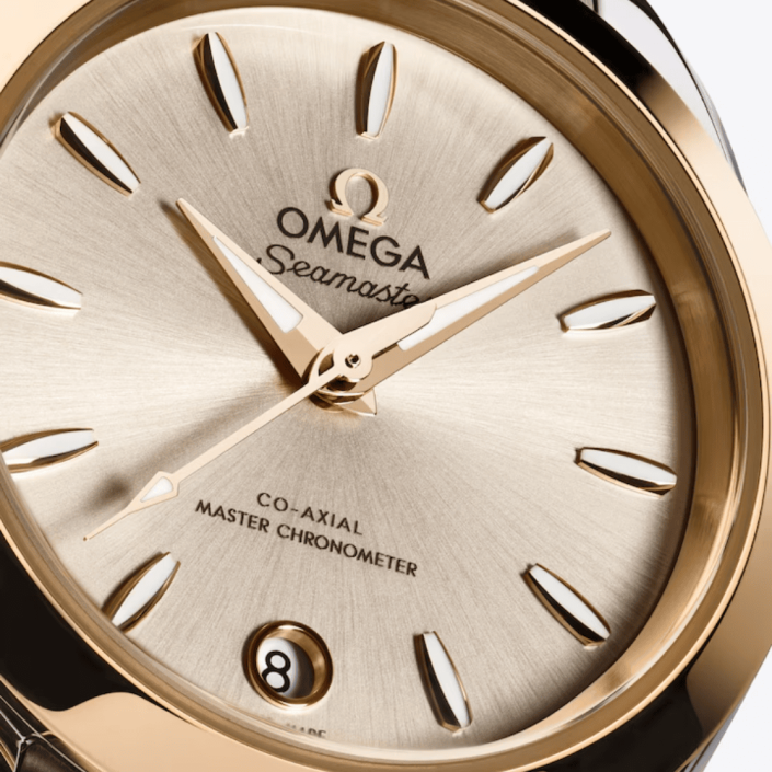 Seamaster Aqua Terra 150M steel & Moonshine™ Gold 30mm Watch Omega