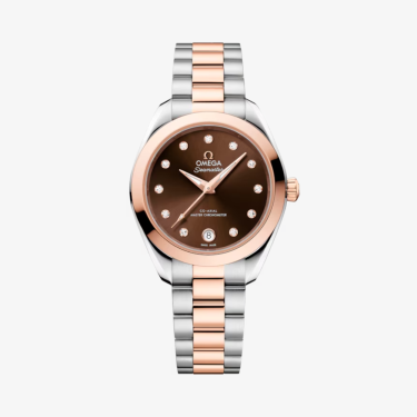 Reloj Seamaster Aqua Terra 150M oro Sedna™ y diamantes 30mm Omega