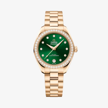 Reloj Seamaster Aqua Terra 150M oro Moonshine™ y diamantes 30mm Omega