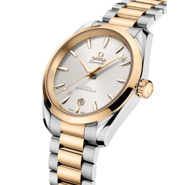 Omega Seamaster Aqua Terra Shades 38 mm en acer i or Moonshine