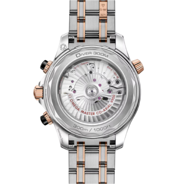 Omega Seamaster Diver 300M 44 mm steel and Sedna gold watch