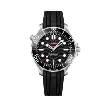Omega Seamaster Diver 300M 42mm Steel Black Rubber Watch