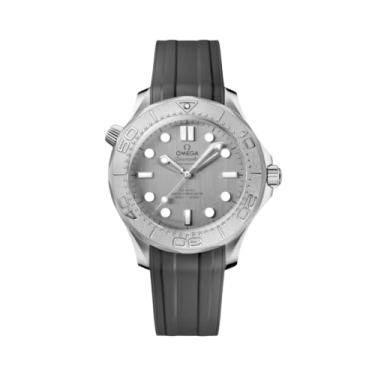 Omega Seamaster Diver 300M 42mm Grey Rubber Watch