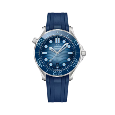 Omega Seamaster Diver 300M 42mm Steel Black Rubber Watch