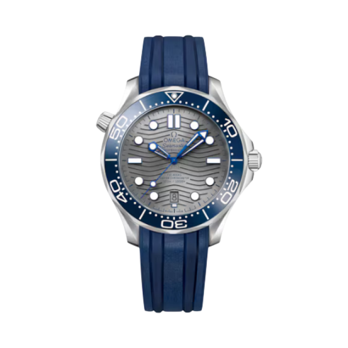 Omega Seamaster Diver 300M 42mm Steel Black Rubber Watch