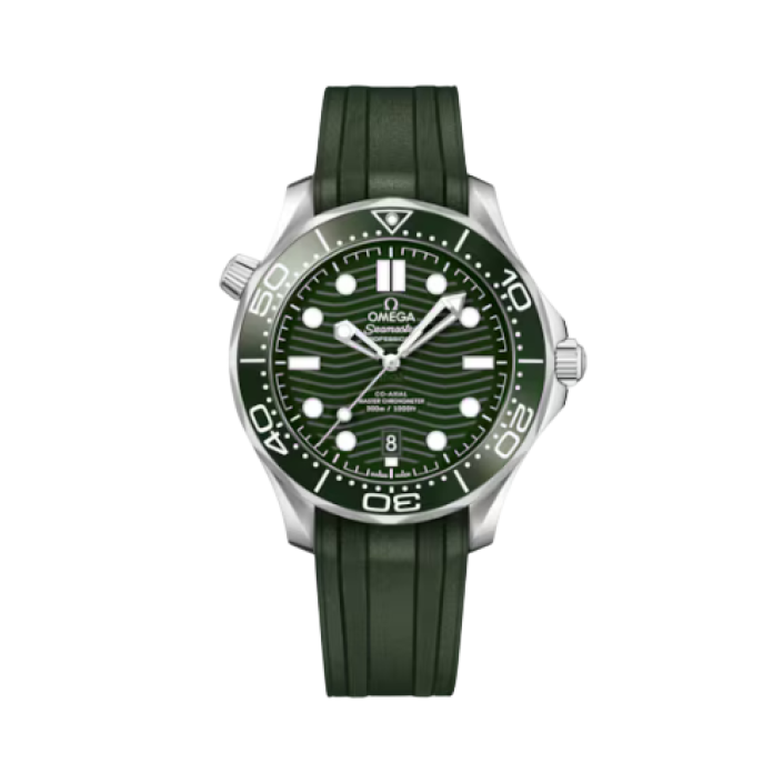 Omega Seamaster Diver 300M 42mm Steel Black Rubber Watch