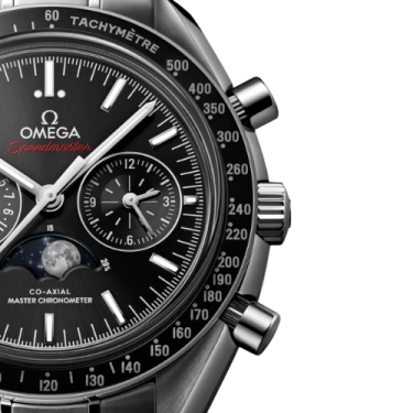 OMEGA Speedmaster Moonphase Black Dial 44.25mm Steel Watch