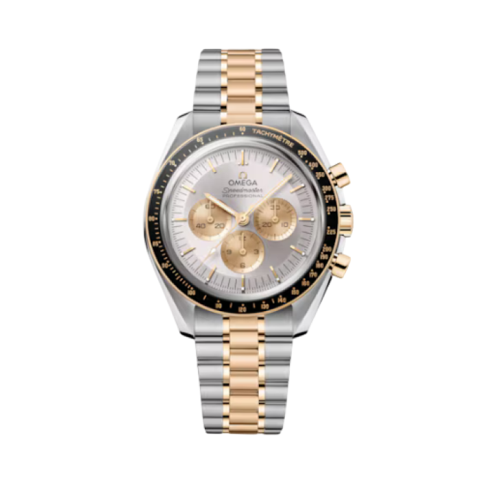 Omega Speedmaster Moonwatch Professional 42 mm en acero y oro Moonshine