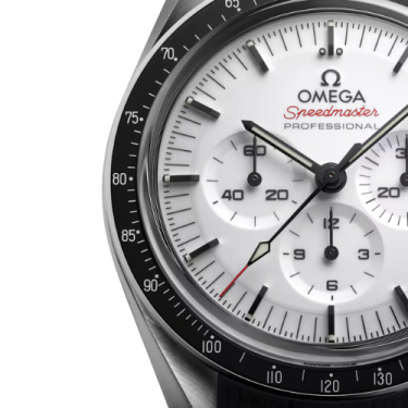Omega Speedmaster Moonwatch Professional 42mm White Dial Rubber Watch