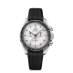 Omega Speedmaster Moonwatch Professional 42 mm with white dial, rubber strap