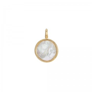 18K YELLOW GOLD PENDANT & NATURAL MOTHER OF PEARL JAIPUR MARCO BICEGO
