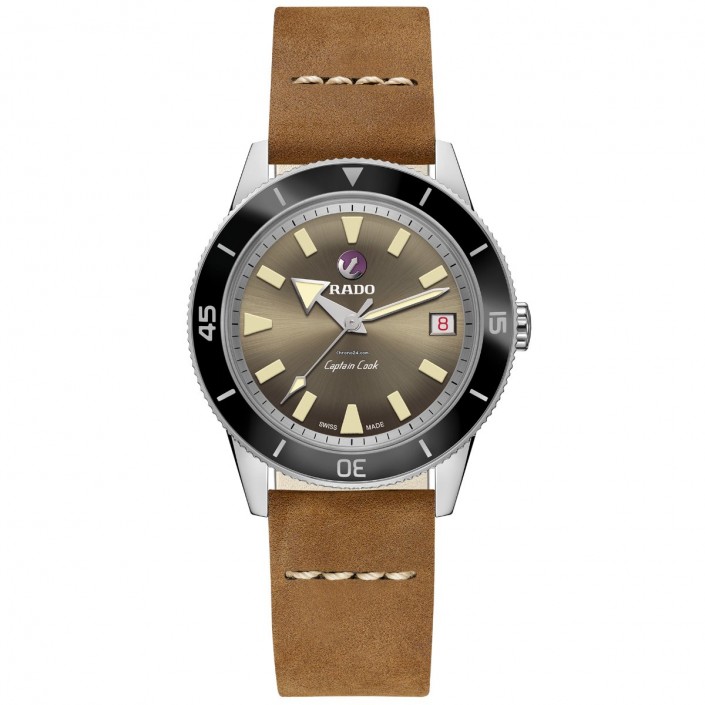 R3250B STEEL & LEATHER 37 MM CAPTAIN COOK LIMITED EDITION RADO