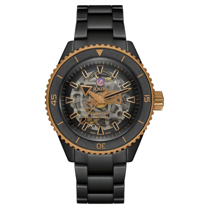 Rado Watch Captain Cook High-Tech Ceramic Skeleton R32192152