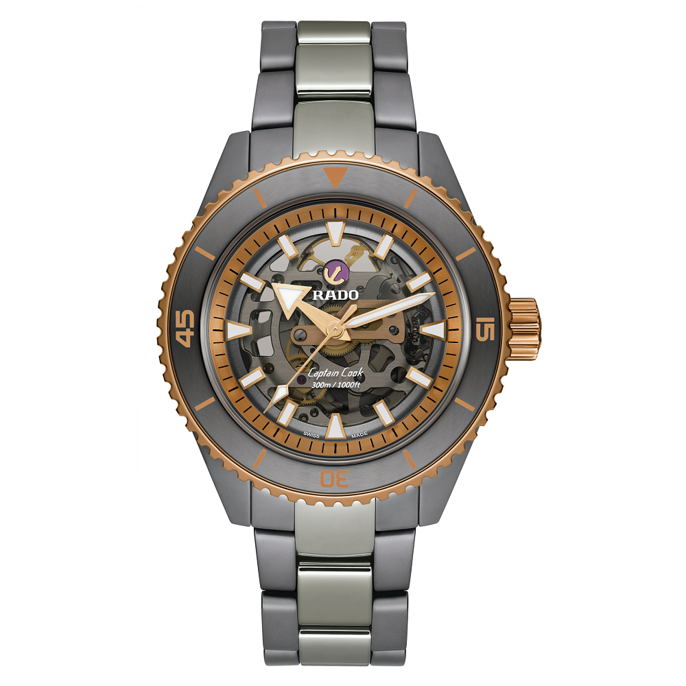 Rado Captain Cook High-Tech Ceramic Skeleton | Innovative R808