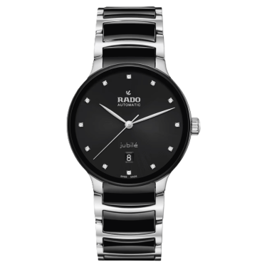 Rado Centrix Automatic Diamonds Black Dial Watch 39.5mm