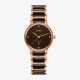 Rellotge Centrix Diamonds  clàssic de quars color or rosa 30.5 mm Rado