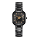 Rado True Square Quartz Black Ceramic Watch 29.2mm