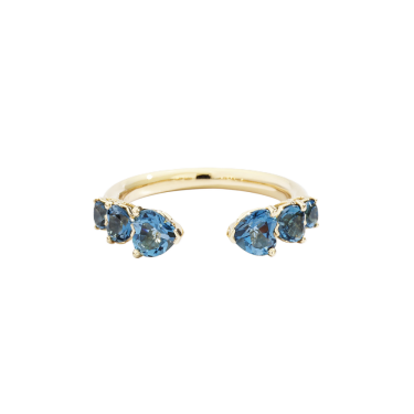 Recarlo More Open Ring London Blue Topaz R86FN020/GTOL