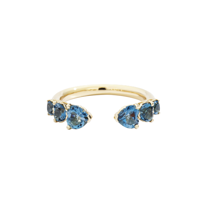 Recarlo More Open Ring London Blue Topaz R86FN020/GTOL