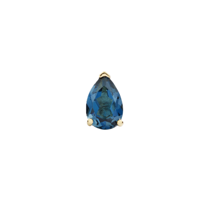 Recarlo More Mono Earring London Blue Topaz E86PX028GM
