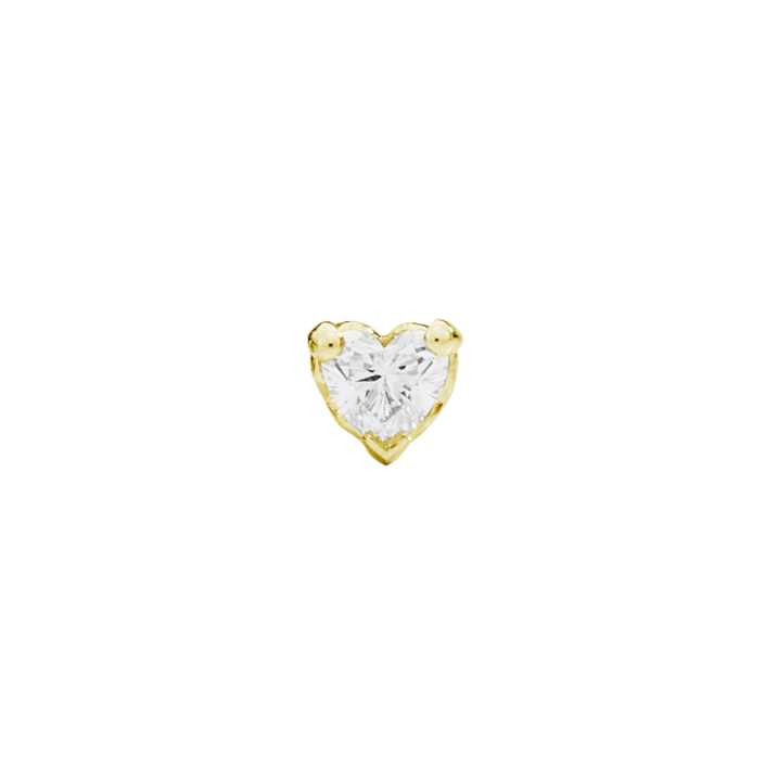 Recarlo More Mono Earring Heart Diamond E67PX001M