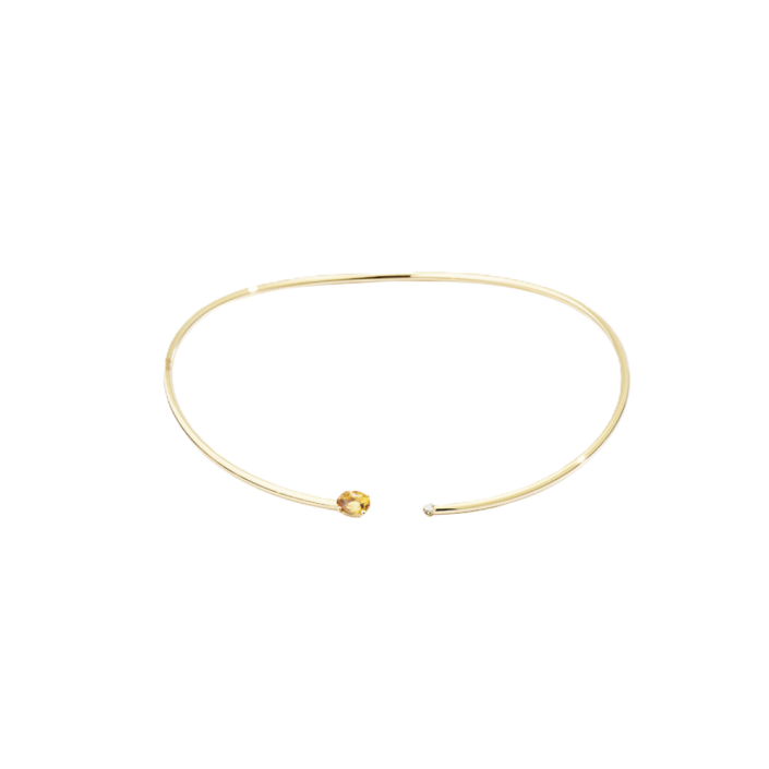 Recarlo More Open Necklace Citrine N86RI021/GCTG-OS