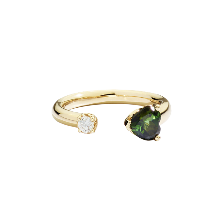 Recarlo More Open Ring Green Tourmaline R86FN018/GTRV
