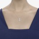 Recarlo Anniversary Love necklace in white gold with diamonds