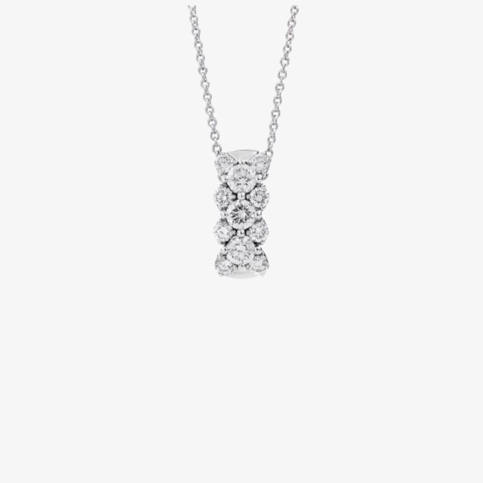 Recarlo Anniversary Love necklace in white gold with diamonds Recarlo Anniversary Love necklace in white gold with diamonds