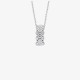 Recarlo Anniversary Love necklace in white gold with diamonds
